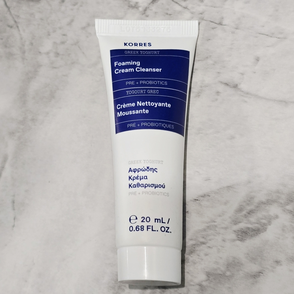 COMING SOON Korres Greek Yoghurt Foaming Cream Cleanser NEW - SEALED